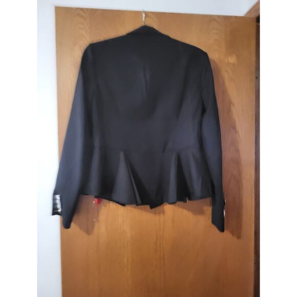 Loveshackfancy Pantonia Wool-Blend Peplum Blazer Gold Button Luxury NWOT 8 - Picture 4 of 9